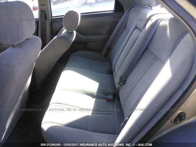 4T1BG22K01U106291 - 2001 TOYOTA CAMRY CE/LE/XLE ყავისფერი ფოტო 8