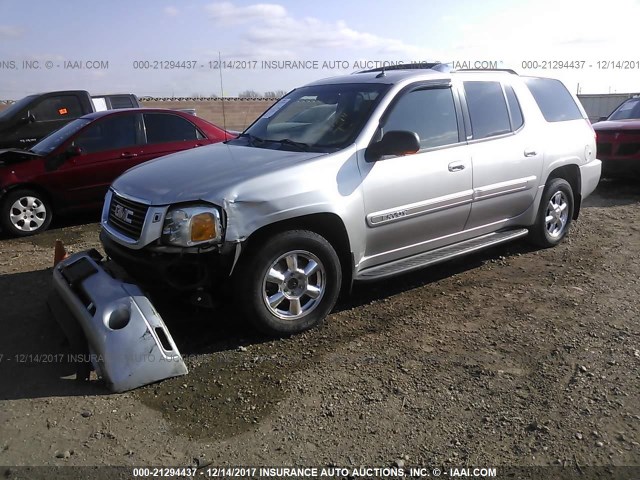 1GKET12S846174276 - 2004 GMC ENVOY XUV SILVER photo 2