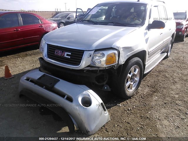 1GKET12S846174276 - 2004 GMC ENVOY XUV SILVER photo 6