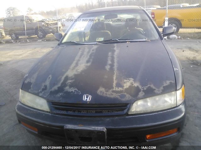 1HGCD5534SA073422 - 1995 HONDA ACCORD LX/EX BLACK photo 6