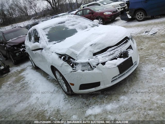 1G1PJ5SB1E7249986 - 2014 CHEVROLET CRUZE ECO WHITE photo 1