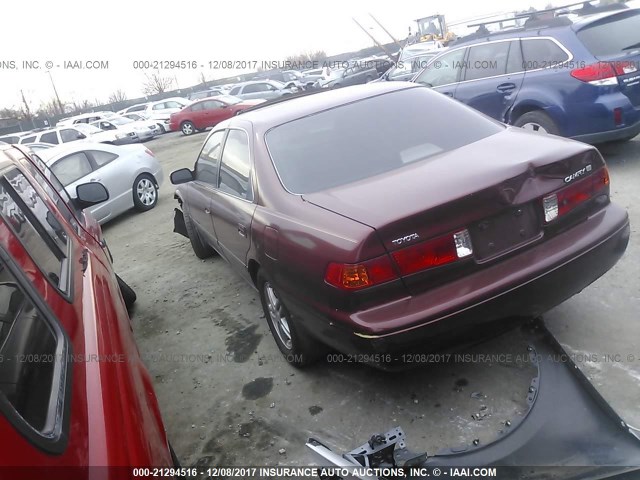 4T1BG22K0YU938336 - 2000 TOYOTA CAMRY CE/LE/XLE MAROON photo 3