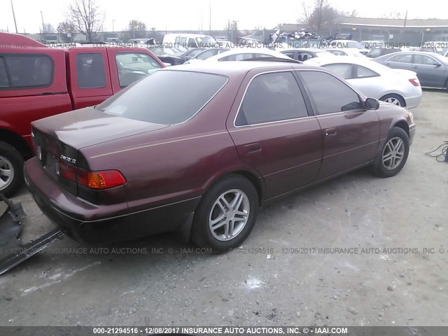 4T1BG22K0YU938336 - 2000 TOYOTA CAMRY CE/LE/XLE 栗色 照片 4