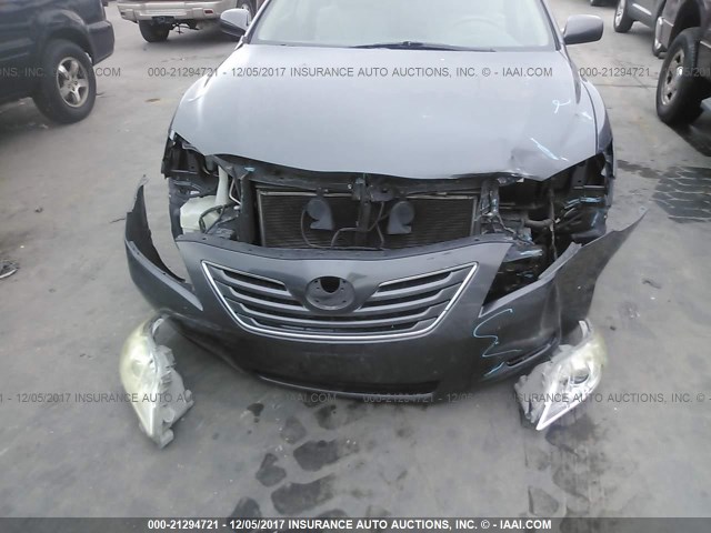 4T1BK46K37U500901 - 2007 TOYOTA CAMRY NEW GENERAT LE/XLE/SE GRAY photo 6