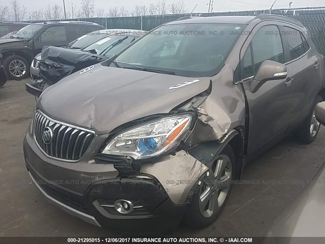 KL4CJBSB7FB196305 - 2015 BUICK ENCORE CONVENIENCE 棕色 照片 2