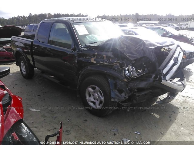 5TBBT44103S335571 - 2003 TOYOTA TUNDRA ACCESS CAB SR5 BLACK photo 1