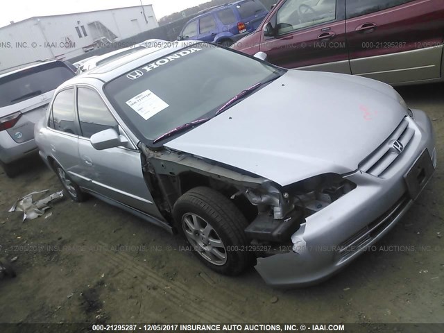 1HGCG66892A051410 - 2002 HONDA ACCORD EX/SE SILVER photo 1