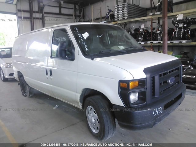 1FTNE24LX9DA67816 - 2009 FORD ECONOLINE E250 VAN WHITE photo 1