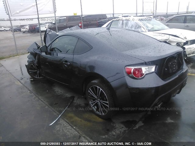 JF1ZNAA14D1730456 - 2013 TOYOTA SCION FR-S ნაცრისფერი ფოტო 3