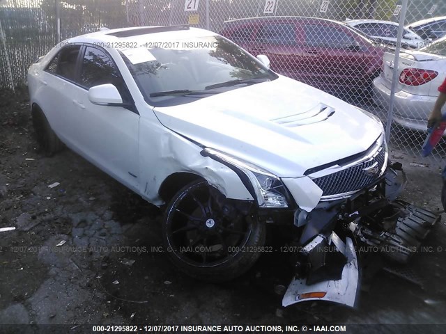 1G6AN5RY0G0166026 - 2016 CADILLAC ATS-V WHITE photo 1