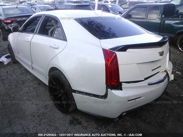 1G6AN5RY0G0166026 - 2016 CADILLAC ATS-V WHITE photo 3