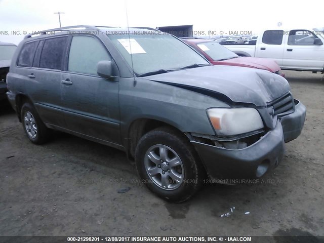 JTEEP21A770224442 - 2007 TOYOTA HIGHLANDER SPORT/LIMITED GREEN photo 1