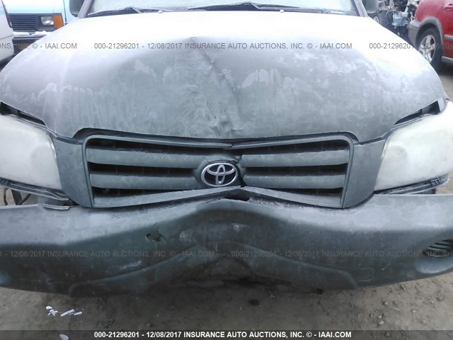 JTEEP21A770224442 - 2007 TOYOTA HIGHLANDER SPORT/LIMITED GREEN photo 6