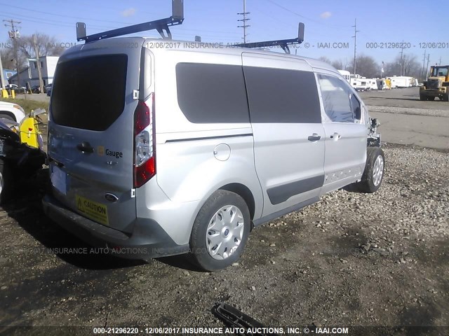 NM0LS7F74G1275019 - 2016 FORD TRANSIT CONNECT XLT SILVER photo 4