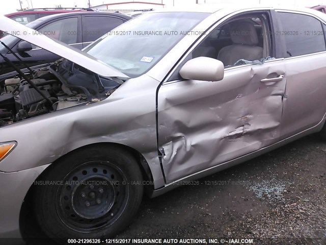 4T1BE46K07U502483 - 2007 TOYOTA CAMRY NEW GENERAT CE/LE/XLE/SE TAN photo 6