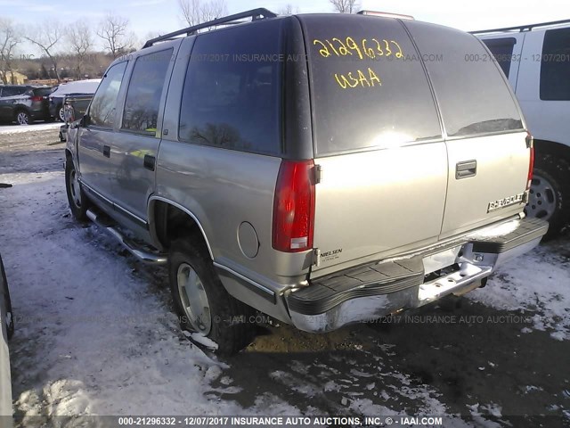 1GNEK13R3XJ422677 - 1999 CHEVROLET TAHOE K1500 TAN photo 3