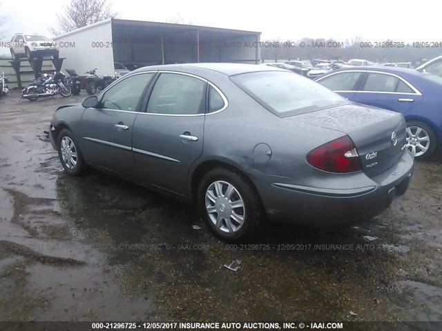 2G4WC562451291164 - 2005 BUICK LACROSSE CX GRAY photo 3