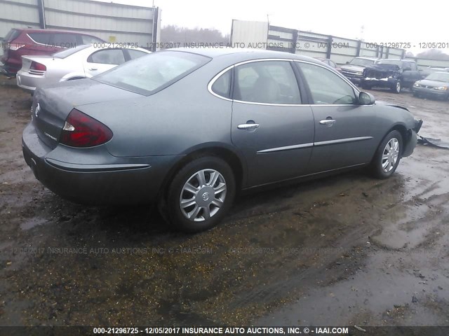 2G4WC562451291164 - 2005 BUICK LACROSSE CX GRAY photo 4