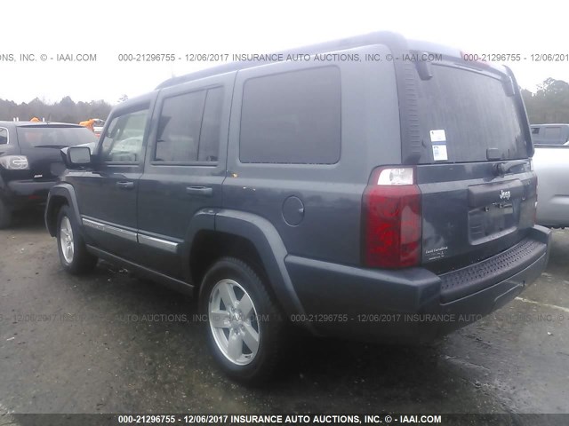 1J8HH48K78C105551 - 2008 JEEP COMMANDER SPORT ნაცრისფერი ფოტო 3