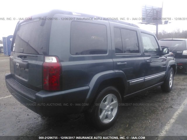 1J8HH48K78C105551 - 2008 JEEP COMMANDER SPORT GRAY photo 4