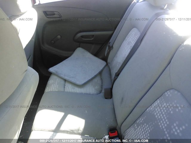 1G1JA5SH6F4218911 - 2015 CHEVROLET SONIC LS 红色 照片 8