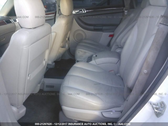 2C8GF68415R664911 - 2005 CHRYSLER PACIFICA TOURING WHITE photo 8