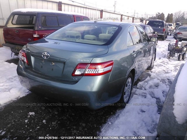 4T4BF3EK8AR071882 - 2010 TOYOTA CAMRY SE/LE/XLE Light Blue photo 4