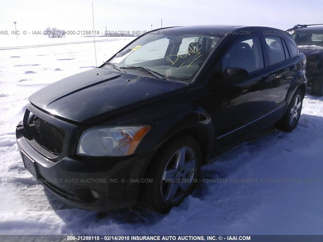 1B3HB48C69D227011 - 2009 DODGE CALIBER SXT BLACK photo 2