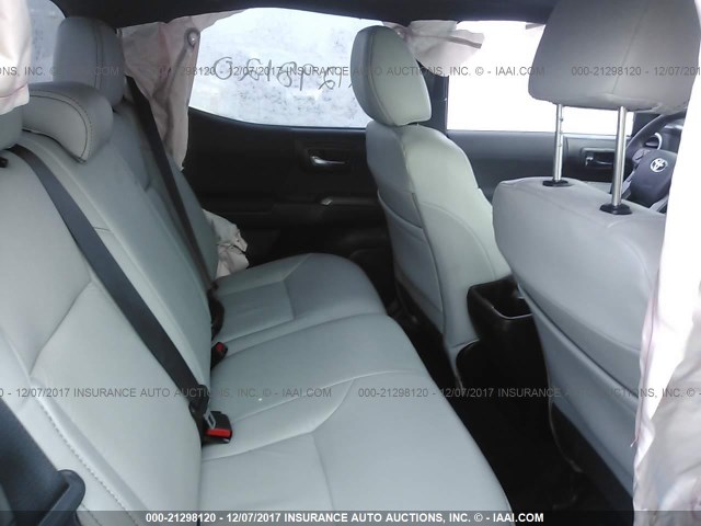 3TMCZ5AN6HM074736 - 2017 TOYOTA TACOMA DBL CAB/SR/TRDSPT/OR/PRO BLUE photo 8