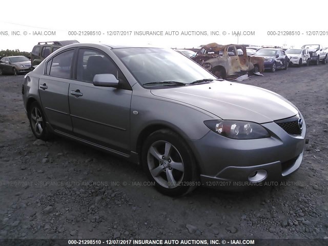 JM1BK32F661450700 - 2006 MAZDA 3 I GRAY photo 1