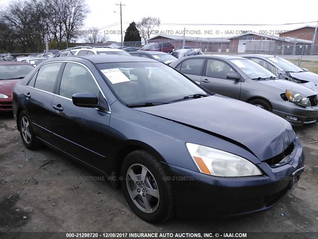 JHMCN364X5C005317 - 2005 HONDA ACCORD HYBRID BLUE photo 1