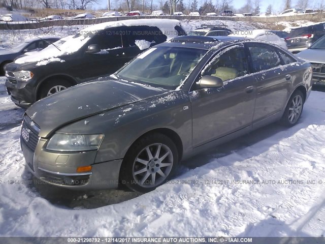 WAUDG74F65N069495 - 2005 AUDI A6 3.2 QUATTRO TAN photo 2