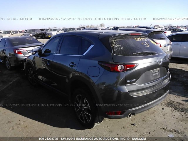 JM3KFADL3H0127359 - 2017 MAZDA CX-5 GRAND TOURING GRAY photo 3