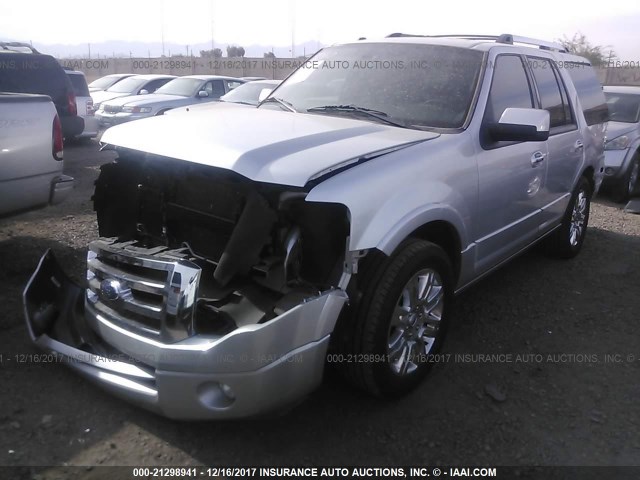 1FMJU2A5XCEF54728 - 2012 FORD EXPEDITION LIMITED SILVER photo 2