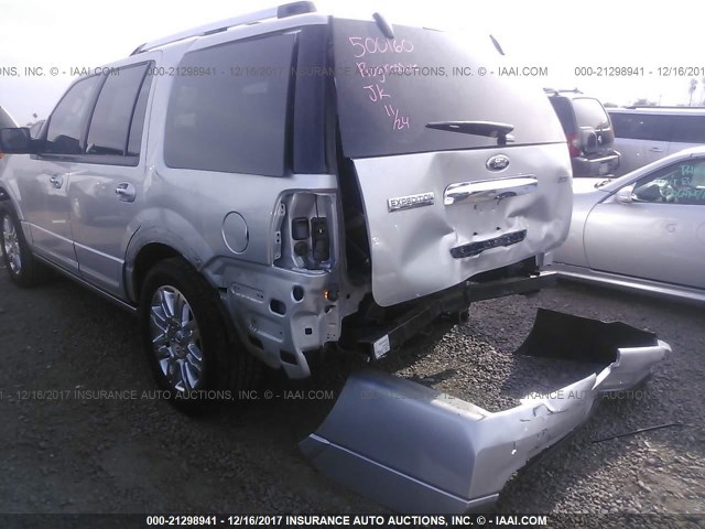 1FMJU2A5XCEF54728 - 2012 FORD EXPEDITION LIMITED SILVER photo 3