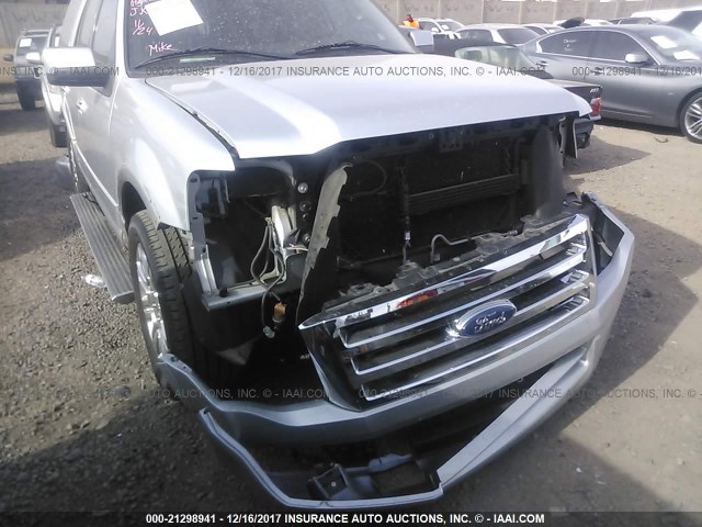 1FMJU2A5XCEF54728 - 2012 FORD EXPEDITION LIMITED SILVER photo 6