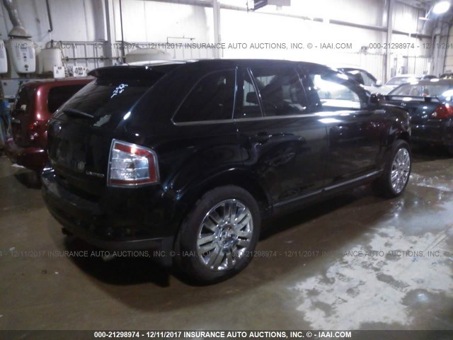 2FMDK39C79BA60844 - 2009 FORD EDGE LIMITED BLACK photo 4