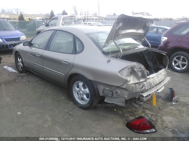 1FAFP55274A211215 - 2004 FORD TAURUS SES GOLD photo 3