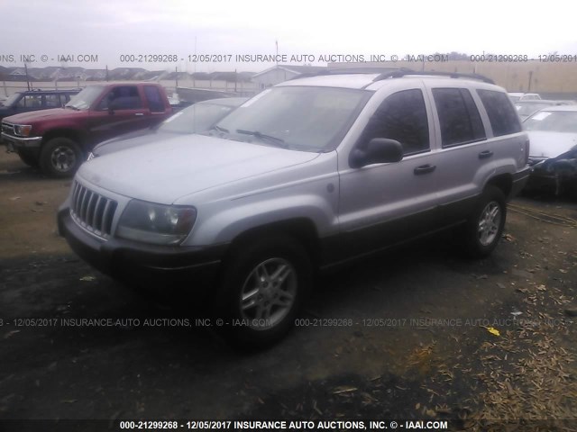 1J4GW48S44C377035 - 2004 JEEP GRAND CHEROKEE LAREDO/COLUMBIA/FREEDOM 银色 照片 2