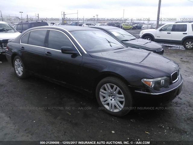 WBAGN63453DR17575 - 2003 BMW 745 LI BLACK photo 1