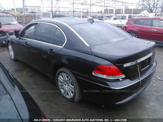 WBAGN63453DR17575 - 2003 BMW 745 LI BLACK photo 3