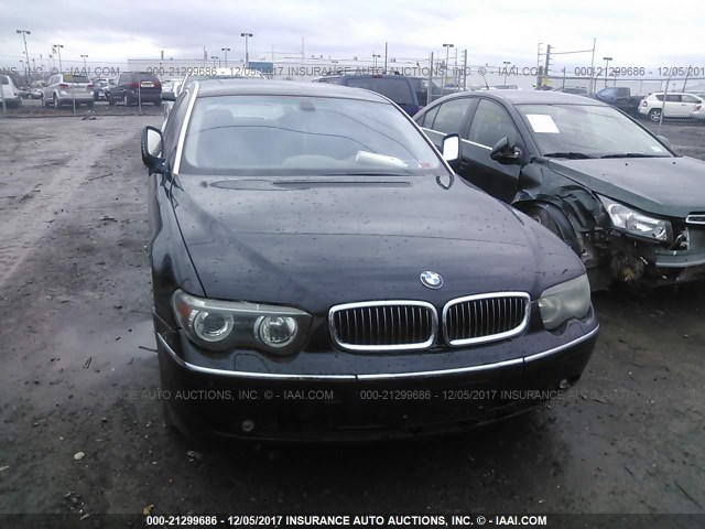 WBAGN63453DR17575 - 2003 BMW 745 LI BLACK photo 6
