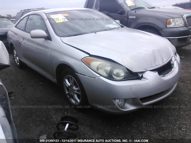 4T1CE38P06U749458 - 2006 TOYOTA CAMRY SOLARA SE/SLE ვერცხლისფერი ფოტო 1