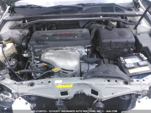 4T1CE38P06U749458 - 2006 TOYOTA CAMRY SOLARA SE/SLE ვერცხლისფერი ფოტო 10