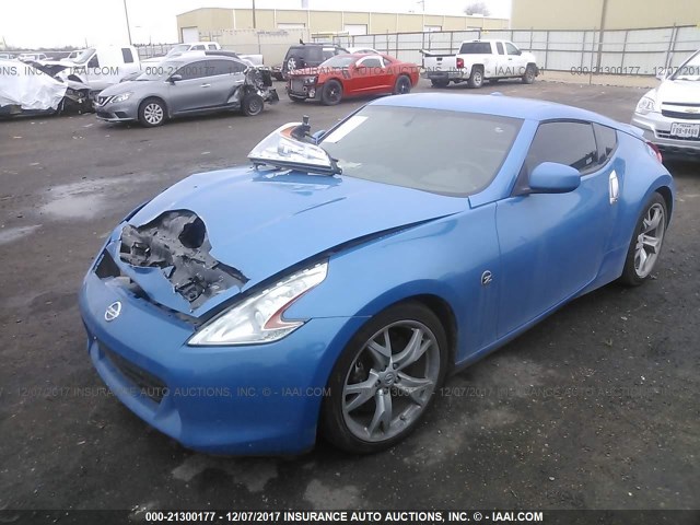 JN1AZ44E19M405204 - 2009 NISSAN 370Z BLUE photo 2