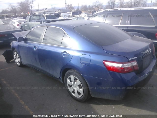 JTNBE46K173001690 - 2007 TOYOTA CAMRY NEW GENERAT CE/LE/XLE/SE BLUE photo 3