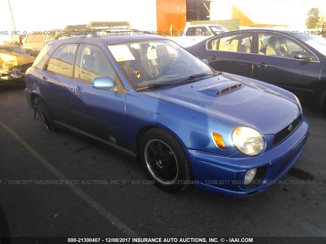 JF1GG29622H806199 - 2002 SUBARU IMPREZA WRX BLUE photo 1