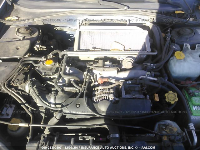 JF1GG29622H806199 - 2002 SUBARU IMPREZA WRX BLUE photo 10