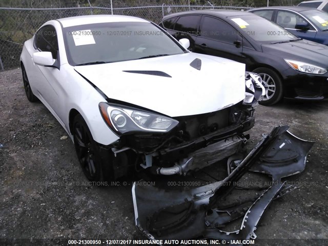 KMHHT6KD1DU107646 - 2013 HYUNDAI GENESIS COUPE 2.0T WHITE photo 6