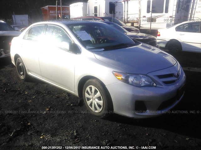 2T1BU4EE9BC750417 - 2011 TOYOTA COROLLA S/LE SILVER photo 1